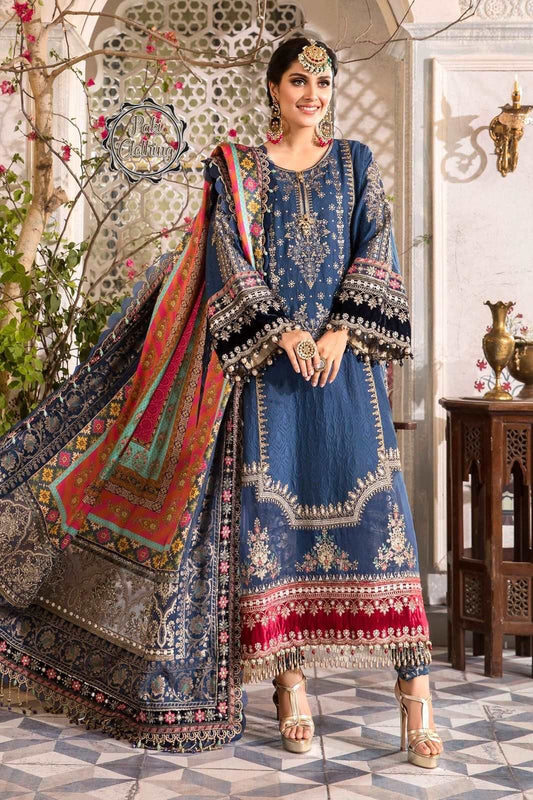 Maria B Chiffon Dress Digital Silk Dupatta