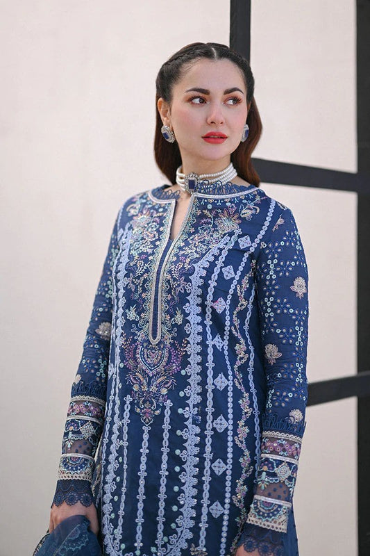 Qalamkar Luxury Chickenkari Lawn Dress