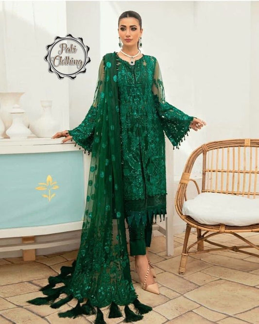 Maryam Hussain Net Premium Dress