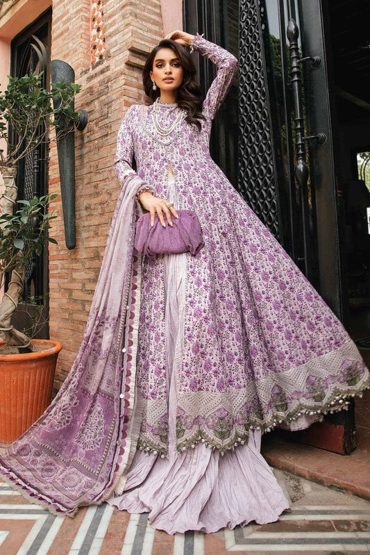 MariaB 3Pcs Embroidered Lawn Dress