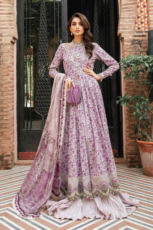 MariaB 3Pcs Embroidered Lawn Dress